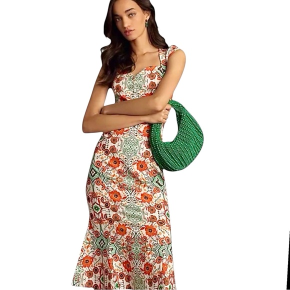 Anthropologie Dresses & Skirts - NWOT Anthropologie Cecily Orange Dress Size L